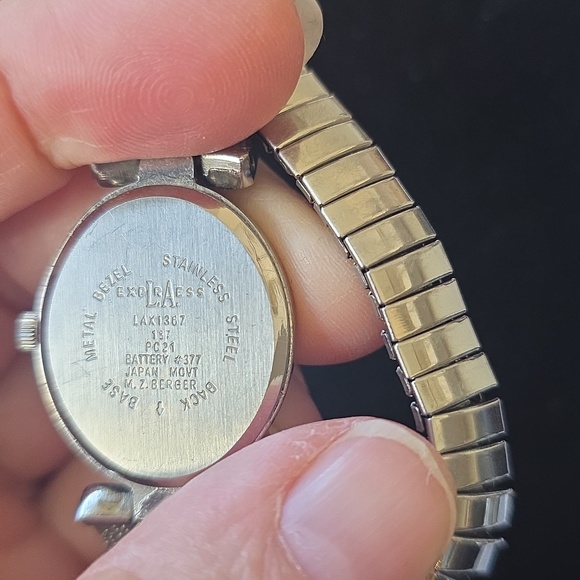 Vintage L.A. Express Ornate Silver-Tone Watch – Fresh Battery – Victorian Style